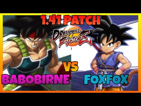 DBFZ 1.41 - BABOBIRNE vs FOXFOX gameplays (Bardock, UI Goku, A. 21 vs Bardock, GT Goku, SSJ Goku)