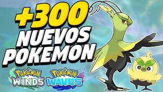 🔥NUEVAS FILTRACIONES de POKÉMON WINDS y WAVES