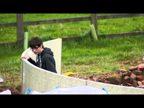 A toasty warm 24 foot Radiate Metric pool in the chilly UK