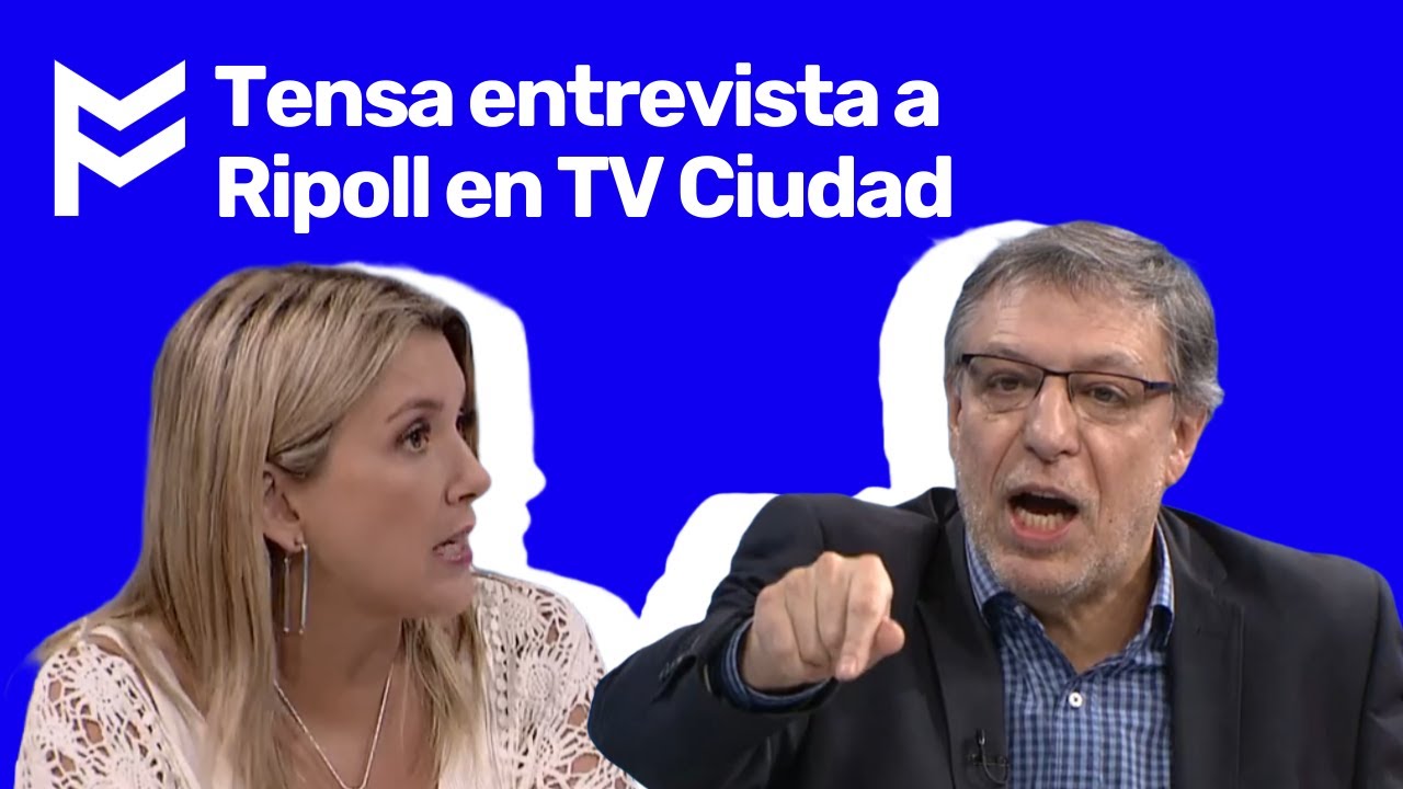 Tensa entrevista a Ripoll en TV Ciudad