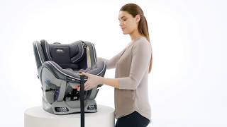 Chicco NextFit - Installing with Seat Belt: Rear-facing