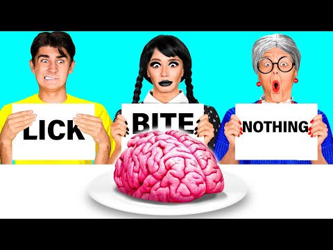 Bite, Lick or Nothing Challenge | Awesome Kitchen Hacks by DoDo Challenge