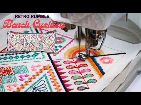 Step by Step "Retro Rumble Bench Cushion" Tutorial