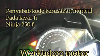 Download lagu Yellow light is on on the speedometer screen, Ninja 250 fi mp3