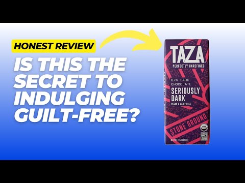 Taza Chocolate Organic Amaze Bar 87% Stone Ground, Seriously Dark