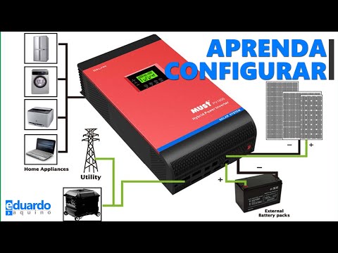 Configurando INVERSOR HÍBRIDO 3000W MPPT Must Solar