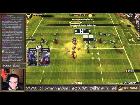 World Cup Qualifier Dark Elves remade, game 1 vs Chaos (the Sage plays Blood Bowl 2)