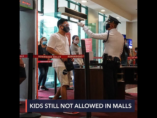 Metro Manila mayors reject plan to allow kids in malls