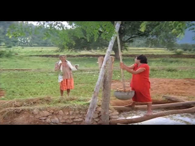 ಬಾವಿಯಿಂದ ನೀರೆತ್ತು ಪುನಃ ಬಾವಿಗೆ ಸುರಿ | Prachanda Kulla Kannada Movie Comedy Scene | Dwarakish | Musuri