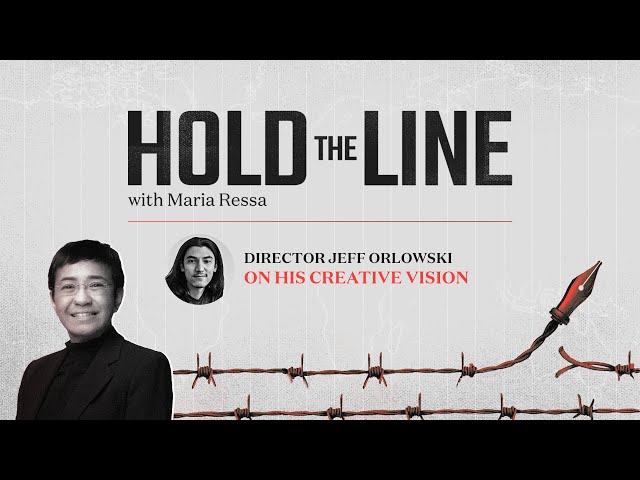 #HoldTheLine: Maria Ressa talks to director Jeff Orlowski on his creative vision