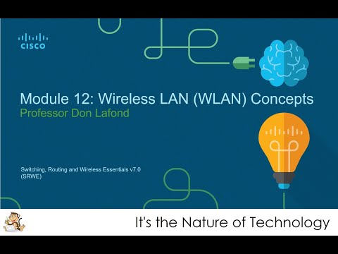 NetAcad SRWE Module 12: WLAN Concepts Presentation