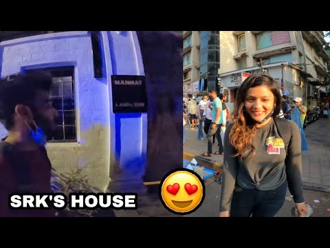 Shahrukh Khan Ka House Mannat Pehli Baar Dekha Hamne 😍