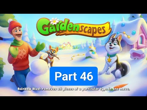 Gardenscapes New Area Part 46 (story and gameplay)