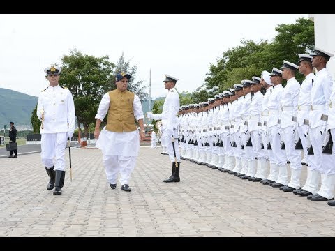 Indian Defense Minister Rajnath Singh Arrived Welcome by Indian Navy Admiral karanbir singh in Visakhapatnam ,Vizag Vision News...