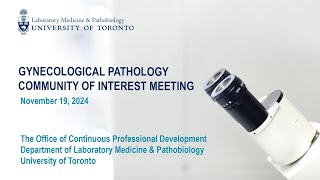 Gynecological Pathology community of interest meeting: November 19, 2024