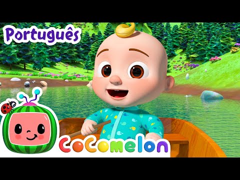 Capa de Reme o seu barquinho | Cocomelon em Português | Desenhos Animados e Músicas Infantis