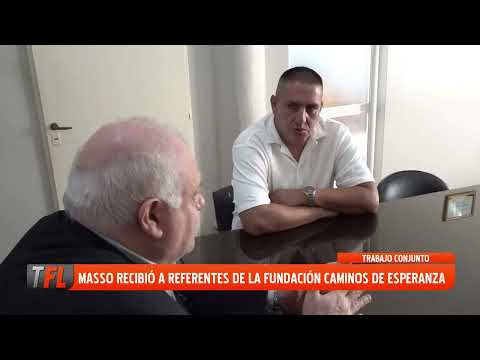 MASSO RECIBIÓ A REFERENTES DE LA FUNDACION "CAMINOS DE ESPERANZA" 30-01-2026