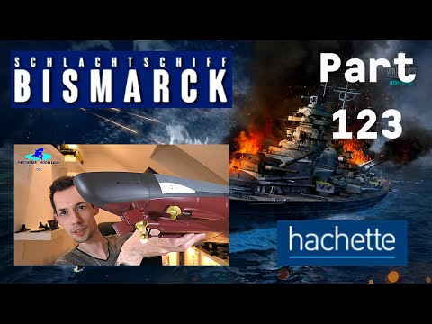 Hachette Schlachtschiff Bismarck (Metall) Part 123 - Montage der Ruderanlage!