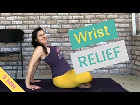 Quick and Effective Wrist Pain Relief -- 9 Minutes -- Yoga Exercises for Wrist Pain