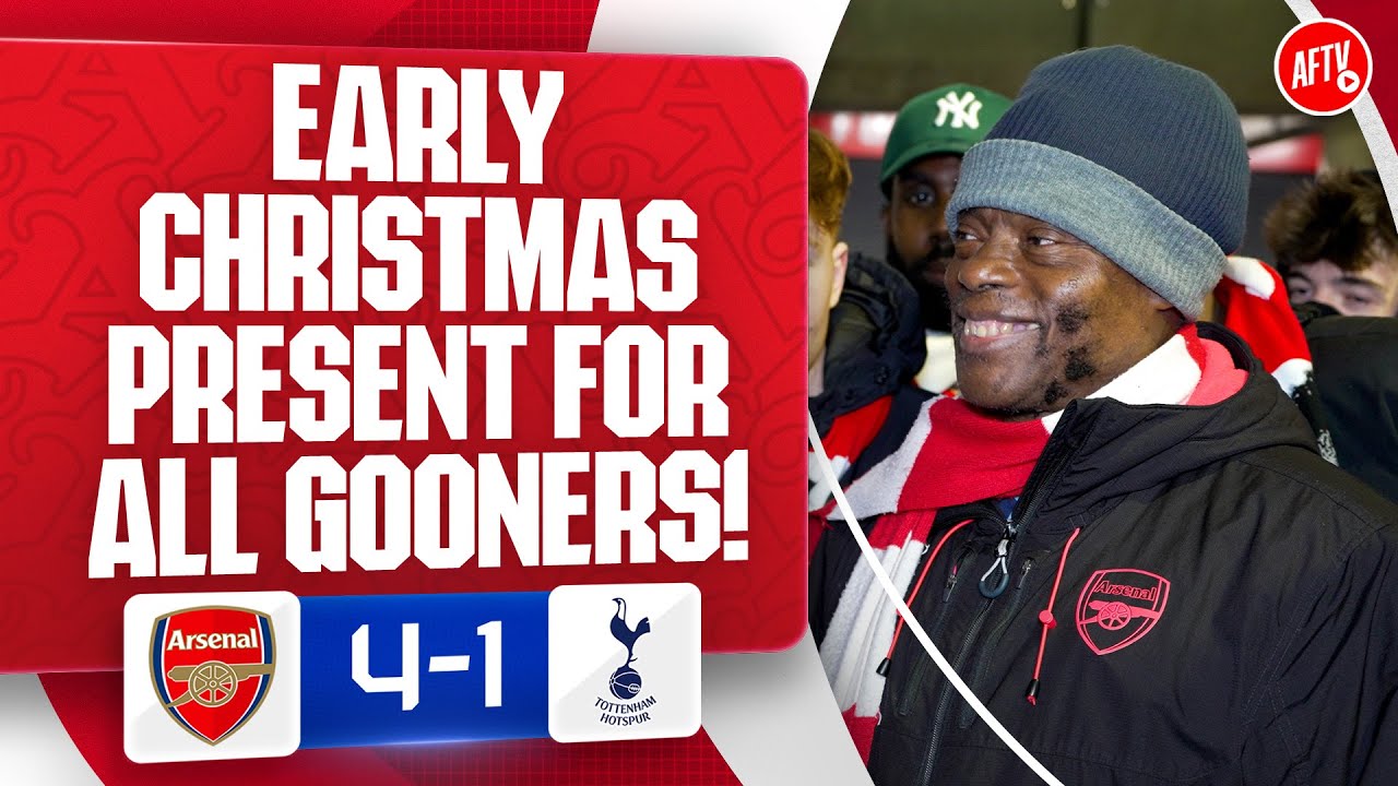 An Early Christmas Present For All Gooners! | Arsenal 4-1 Tottenham