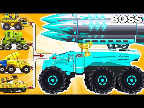 BASERUNNER UPGRADED ROCKET'S SCARY FIRE POWER - Cartoons about tank