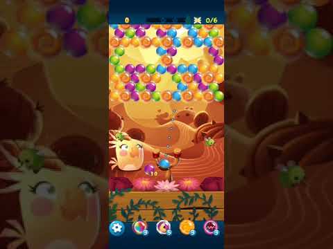 Angry birds pop bubble shooter level 196 3 STARS NO BOOSTER