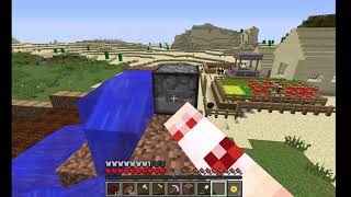 【Minecraft】霊夢のマインクラフト実況！半自動小麦収獲機を作ったよ！part3