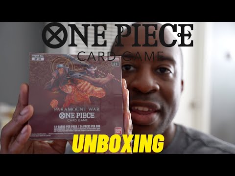 One Piece Card Game: Set 02 Paramount War Booster Box Unboxing