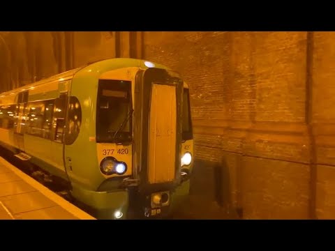 377420 going to Southampton central on 6/6/2023 at 22:31 with 1 loud echoey tone!