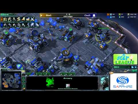sc2ro League  gA w2   BlinG vs ClouD
