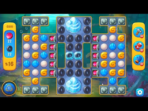 Fishdom 6991 Level - 16 moves - NO BooSTERS