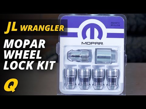 Mopar Wheel Lock Kit for 2018 Jeep Wrangler JL