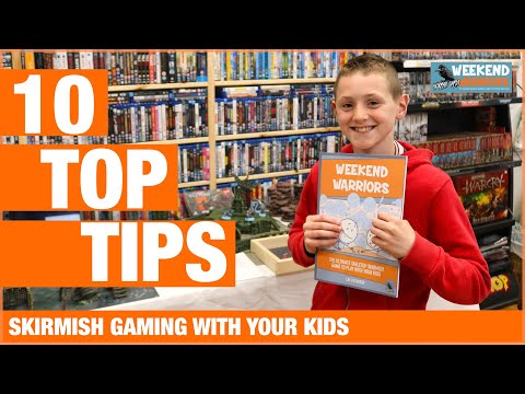 10 Top Tips To Make Tabletop Skirmish Games With your KIDS More Fun!