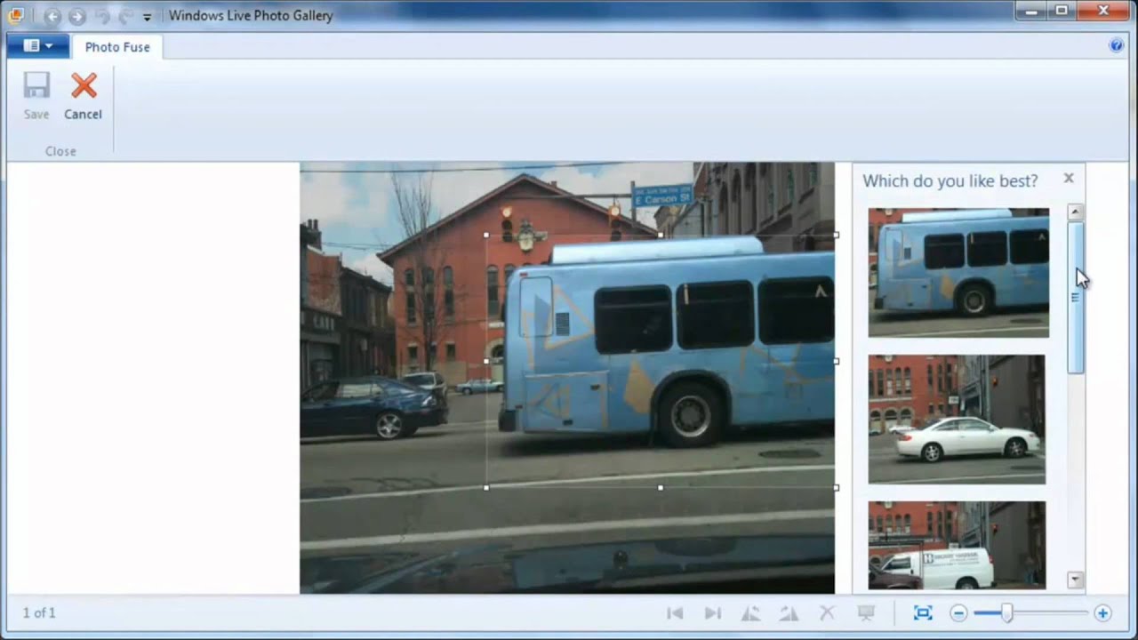 Photofuse Review / tour - Windows Live Photo Gallery