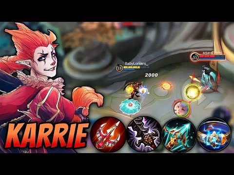 KARRIE GOLD LANE MAKES ALDOUS ANGRY | TOP GLOBAL KARRIE BEST BUILD 2021 | KARRIE GAMEPLAY #7