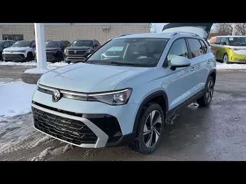 2026 Volkswagen Taos Highline 4MOTION in Gray for sale at Belleville Volkswagen in Belleville, ON