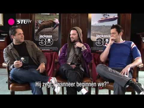 StuTV - Jackass 3D Amsterdam Funny Interview Johnny Knoxville, Bam Margera, Jeff Tremaine