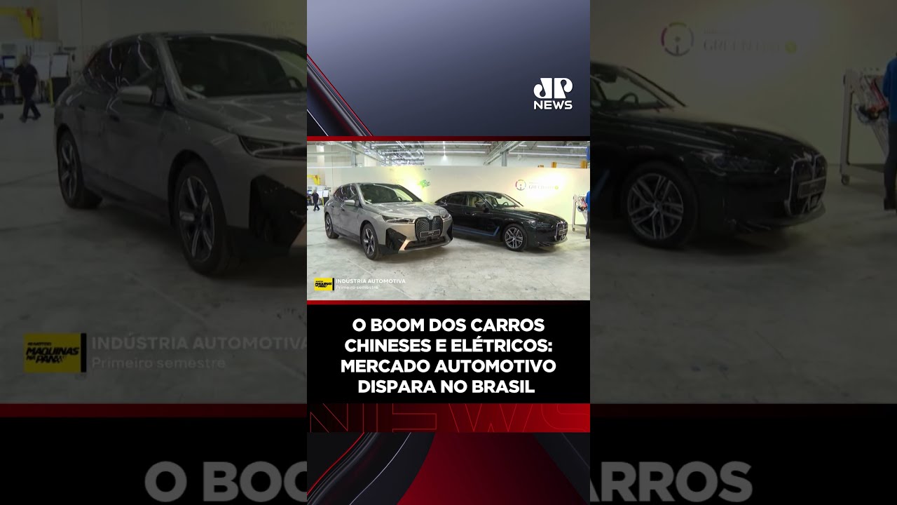 O boom dos carros chineses e elétricos: mercado automotivo dispara no Brasil #shorts