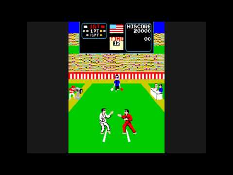 Karate Champ / arcade attract mode auto demo / 1984