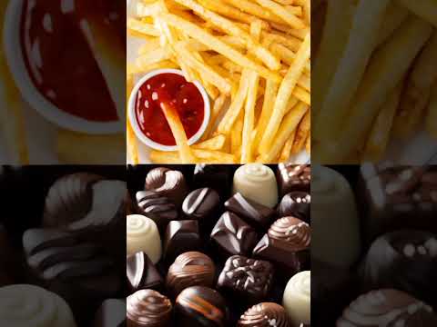 Chille food 🍕🍔🍟V/S Chocolate food 🍫🍫 #shorts #samiha