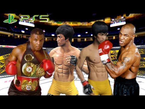 UFC4 Bruce Lee vs. Mike Tyson EA Sports UFC 4