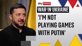 Volodymyr Zelenskyy says he's ready to meet Putin for peace talks but won't give up territory