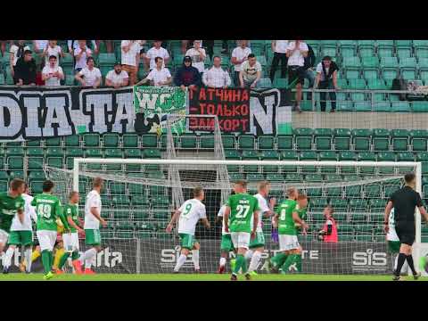 Gert Kams tabab väravaposti (Flora vs Levadia 2-2 23.05.18)