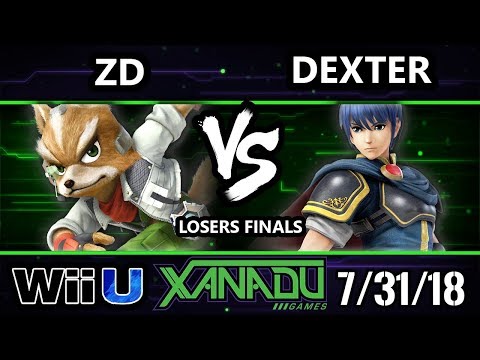 S@X 261 Smash 4 - ZD (Fox) Vs. Dexter (Marth) - Wii U Losers Finals