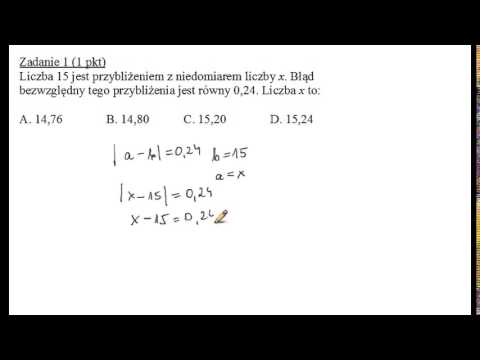 Zadanie 1 (Przykładowa matura z matematyki CKE)