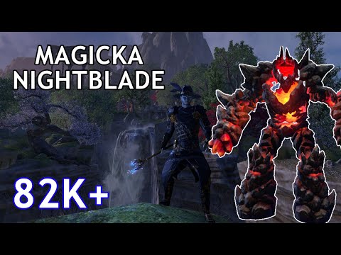 Magicka NightBlade 82k+ DPS | ESO Harrowstorm