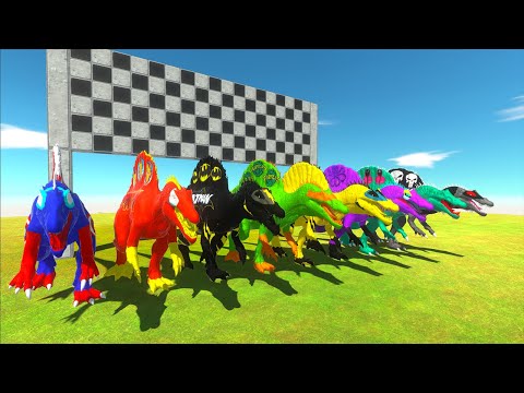 Dinosaurus Jurassic World Dominion: Spinosaurus Team Superheroes Dc Marvel Justice League Speed Race