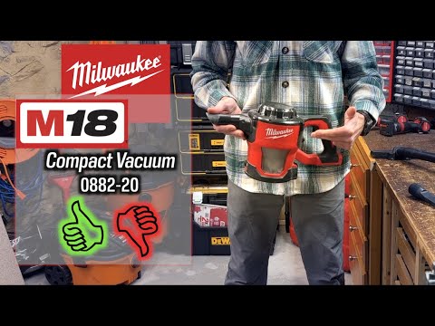 Milwaukee M18 Compact Handheld Vacuum REVIEW 0882-20