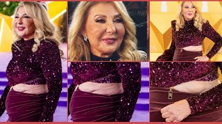 نادية الجندي ورد قاسي منها علي منتقدي بطنها المترهل..ذباب الكتروني ومرتزقة بسسب فستانها فى جوي اوورد