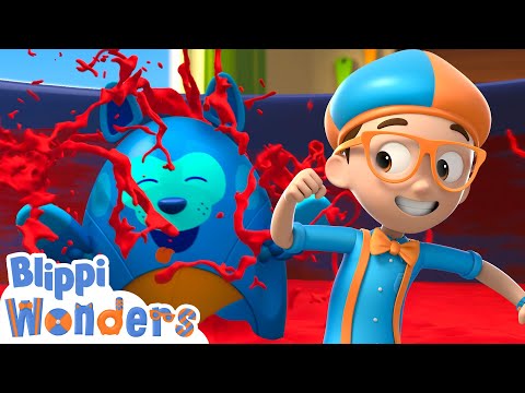 Slippery Splash in Tomato Sauce! 🍅💦🤣 | Blippi Wonders Educational Videos for Kids
